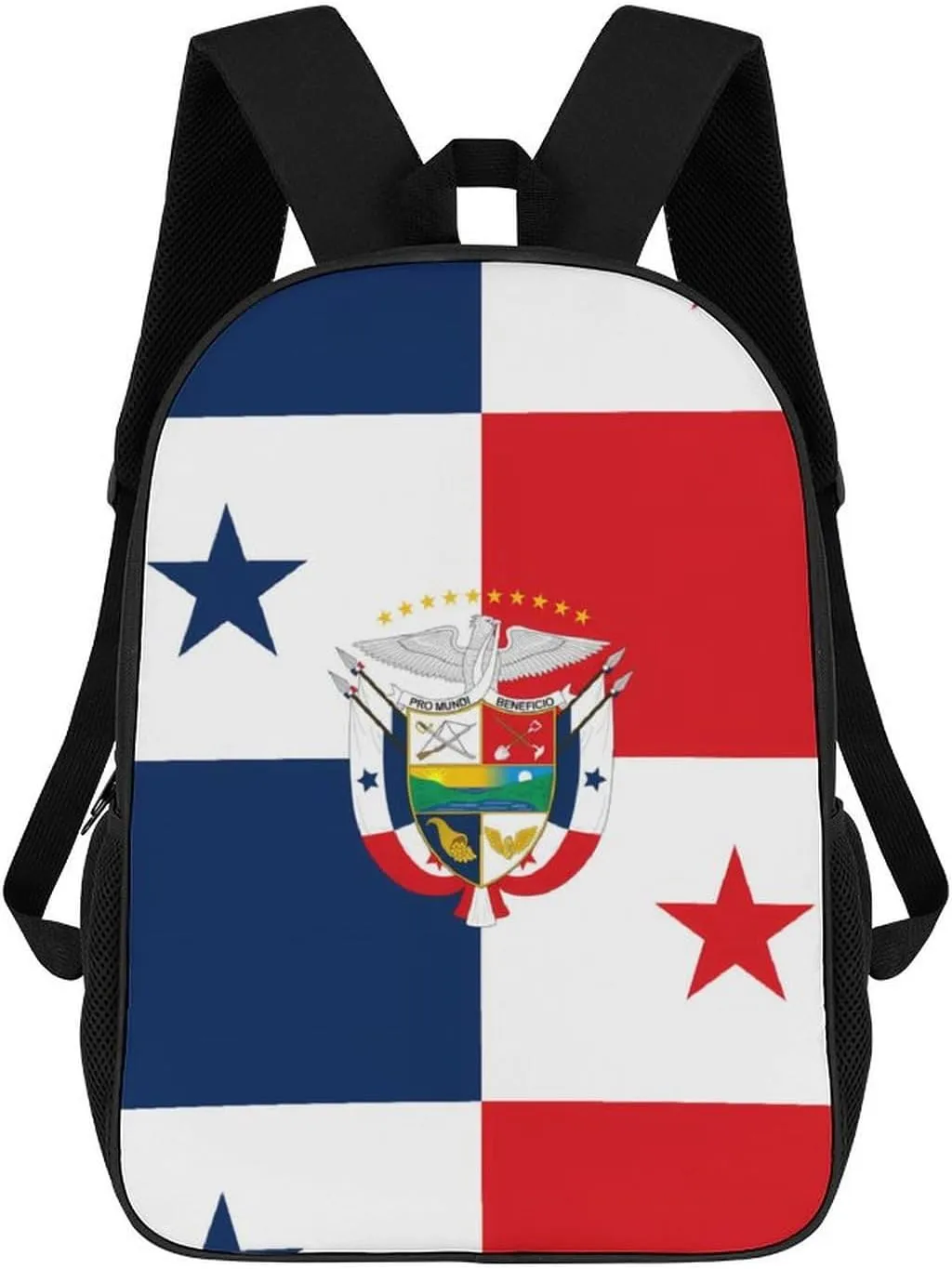 Presidential Flag of Panama Printed 17 Inch Backpack Multipurpose Large-capacity Shoulders Daypacks Laptop Bag for Travel Hiking Camping 12.5 X 17 X 5.5 Inch