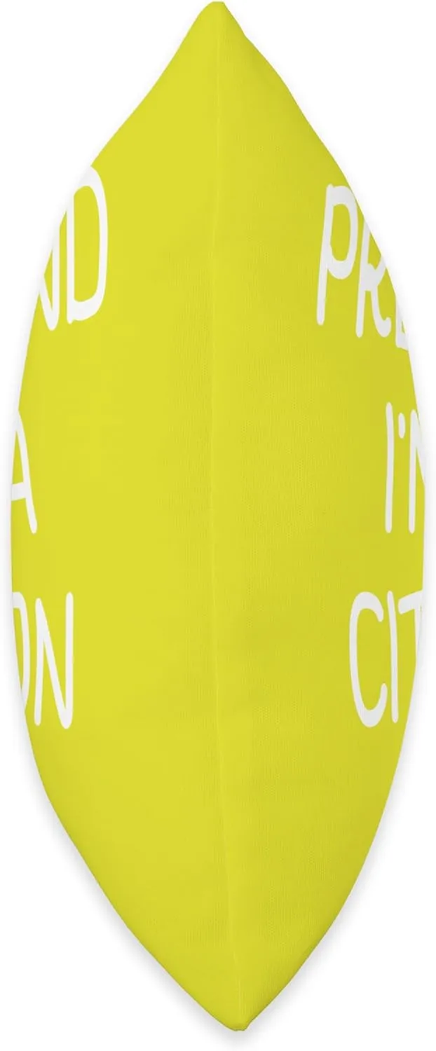 Pretend Costume Party Funny Halloween Citron Throw Pillow, 16x16, Multicolor