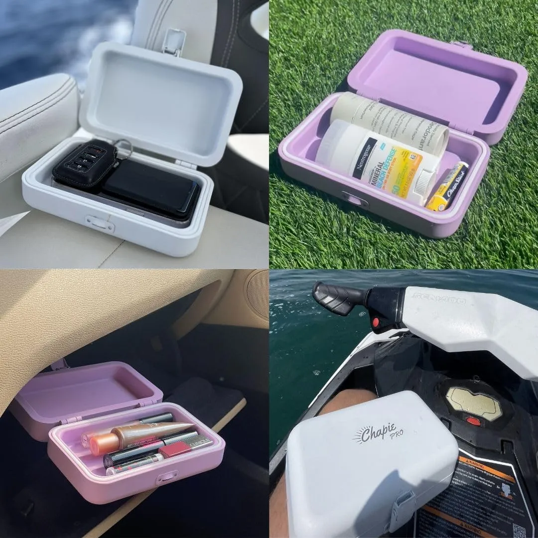 Pro | Vacuum Insulated Storage Container, Prevents Messes & Melting For Deodorant, Lip Balm, Lipstick, Cosmetics, And More! (Natural Tan)