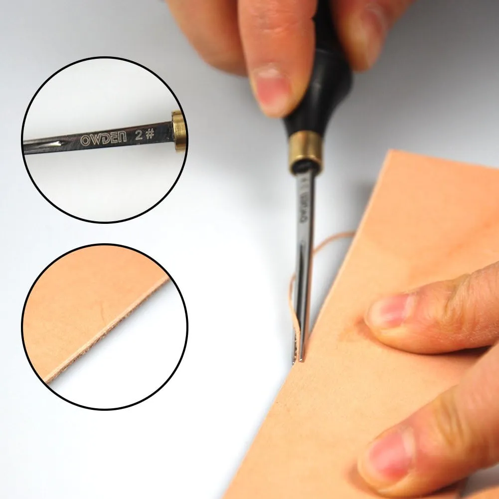 Professional Leather Edge beveles for Leather Craft (2#),Leather Tool Cutting beveling Leather Edge Skiver Tool for Leather Craft.