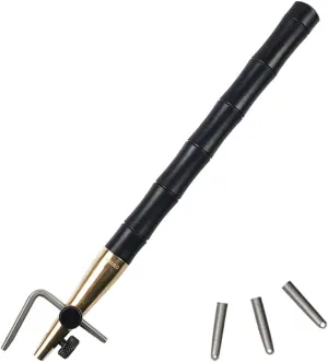 Professoinal leather tool,3 In 1 Leather Adjustable Groover Tool, 3 size tips (1.0mm,1.2mm,1.5mm)