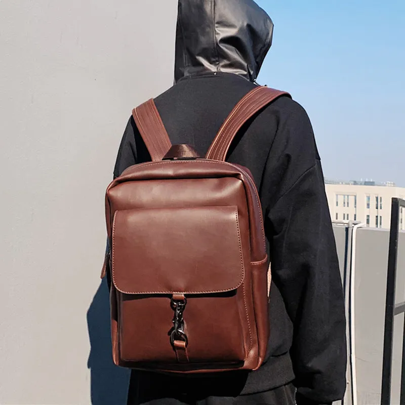 PU Leather Backpack