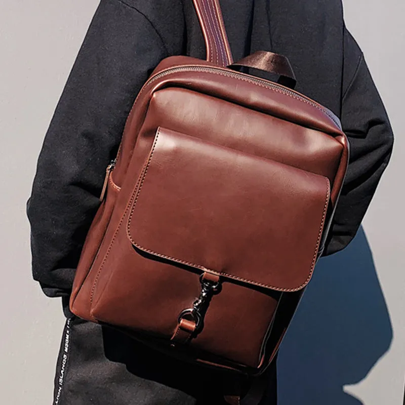 PU Leather Backpack