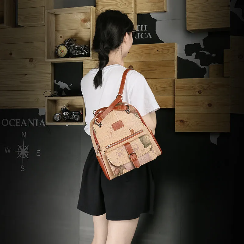 PU Leather Small Backpack