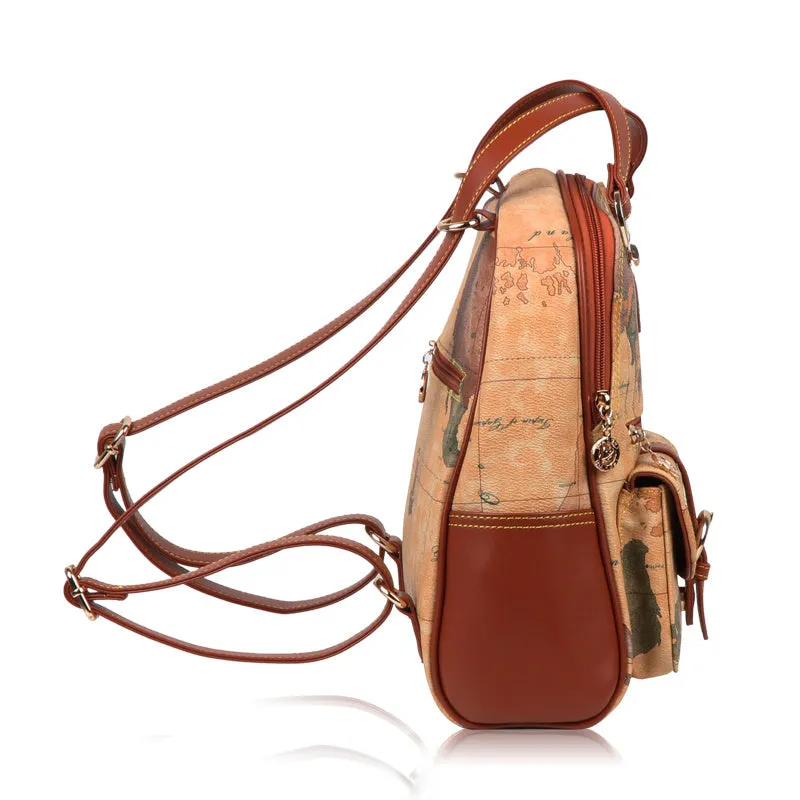 PU Leather Small Backpack