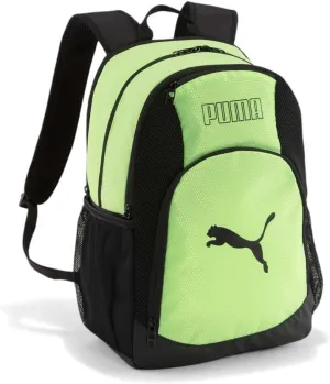 PUMA Mens Backpack Training Travel Casual - Black, Green, OSFA