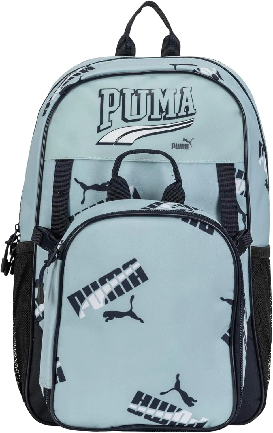 PUMA Unisex Kid's Colony Lunch Kit & Backpack Combo, Modern Mint/New Navy, Medium