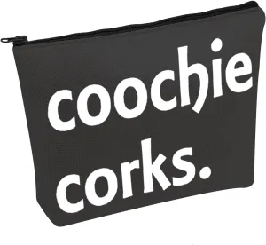 PWHAOO Coochie Corks Tampon Case - Funny Travel Bag & Organizer - Gift for Friend
