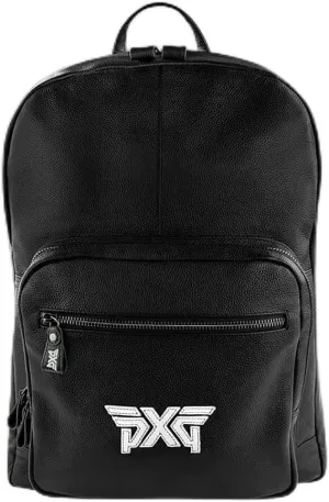 PXG Men's Classic Leather Backpack, Black
