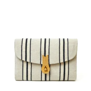 QUEEN MID STRIPED CANVAS