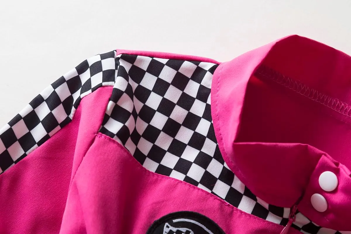 Race Car Outfit Car Birthday Outfit Racer Girl Dress Baby Girl Outfit Red Racer Halloween Kids Costume