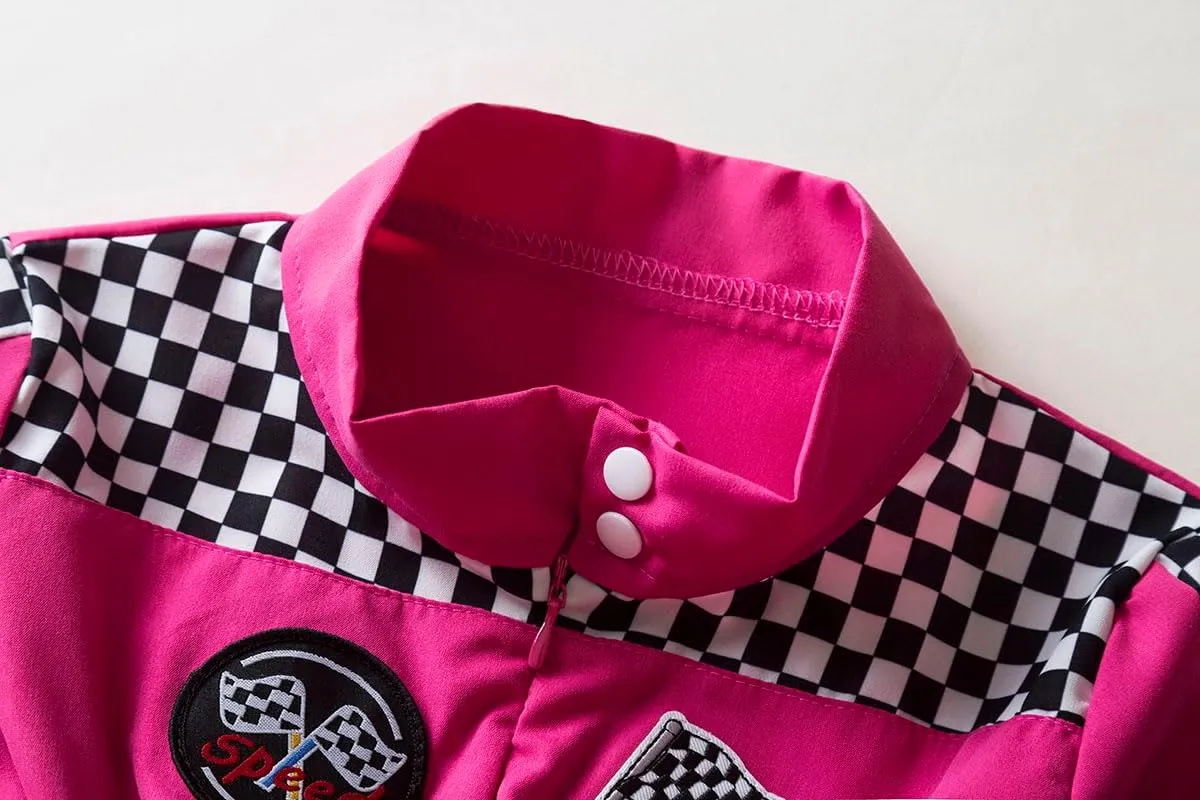 Race Car Outfit Car Birthday Outfit Racer Girl Dress Baby Girl Outfit Red Racer Halloween Kids Costume