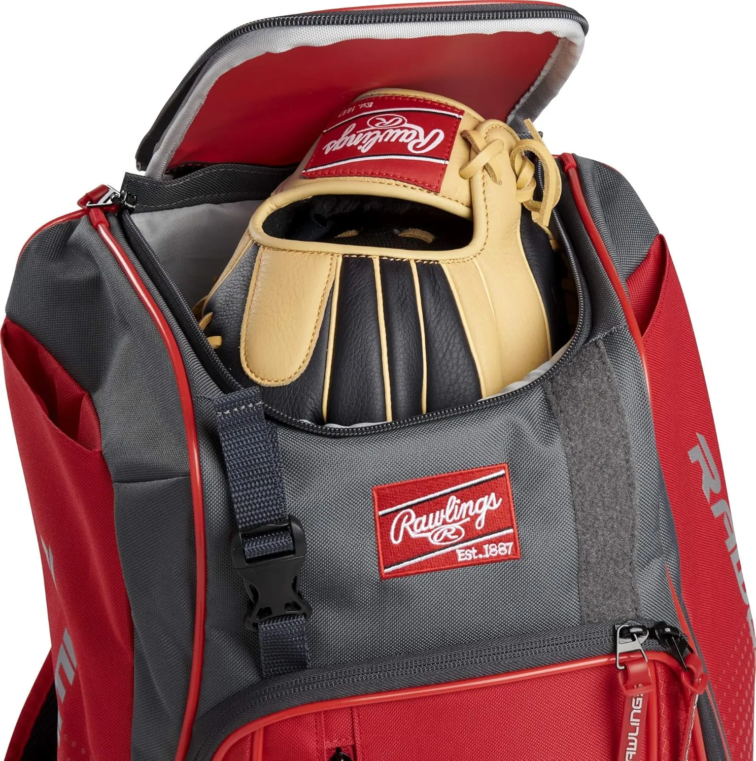 Rawlings | FRANCHISE Backpack Equipment Bag | Baseball/Softball | Rec/Travel | Multiple Styles