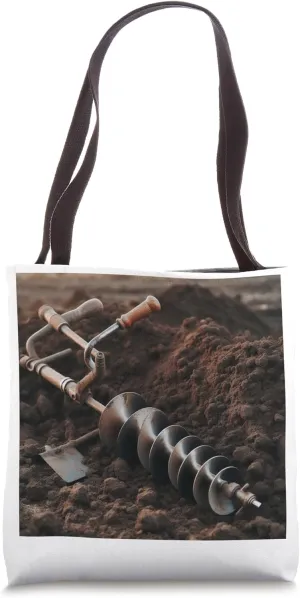 Really Like Augers - Auger Ice Fishing Digging Tote Bag