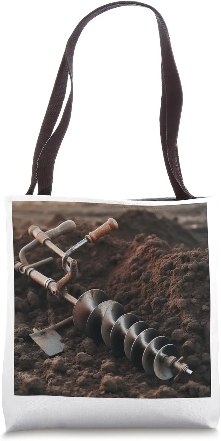 Really Like Augers - Auger Ice Fishing Digging Tote Bag