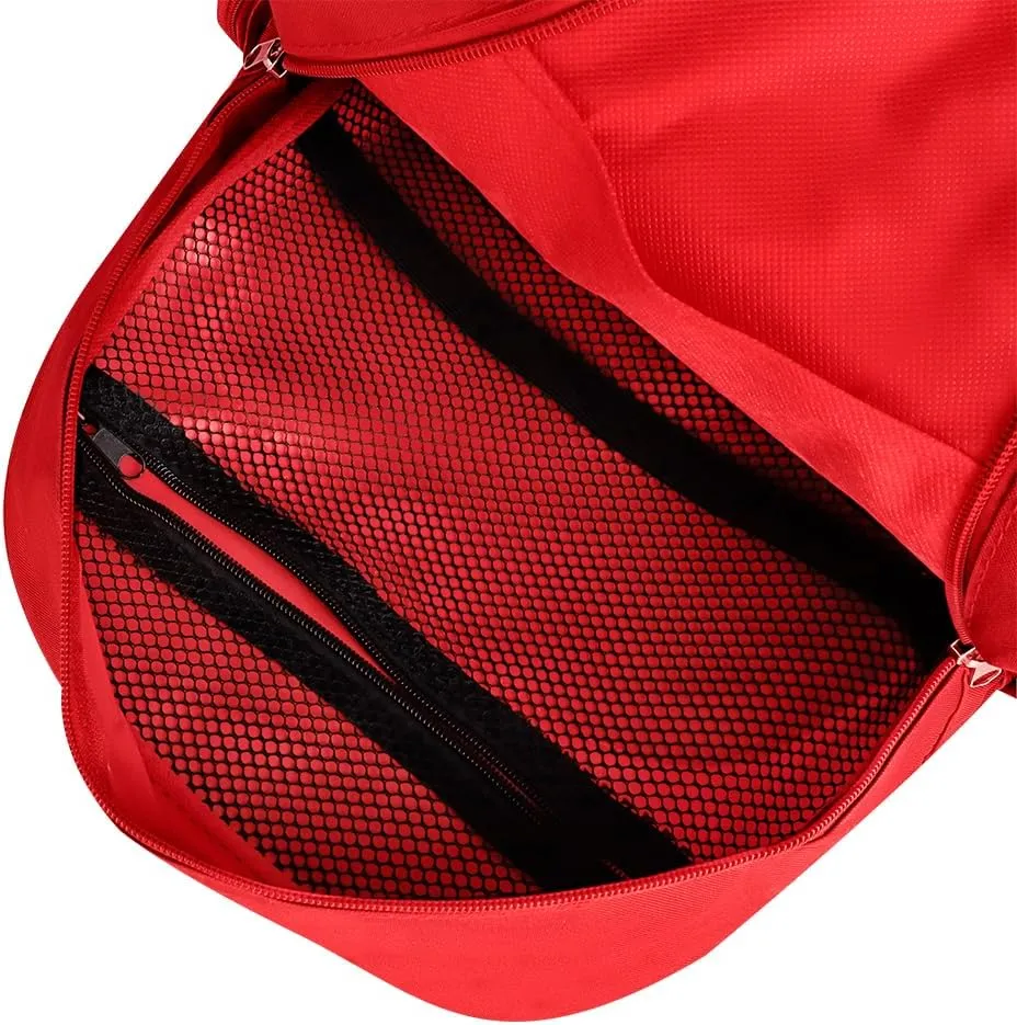 Red Emergency Bag First Aid Backpack Empty Medical First Aid Bag Treatment First Responder Trauma Bags for Camping Cycling Outings Daycare