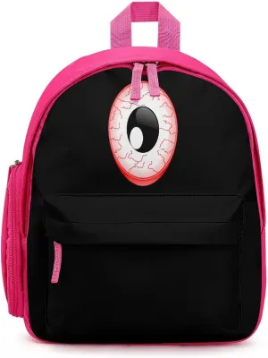 Red Eyeball Laptop Backpack Lightweight 12.6 Inch Travel Daypacks for Travel Work