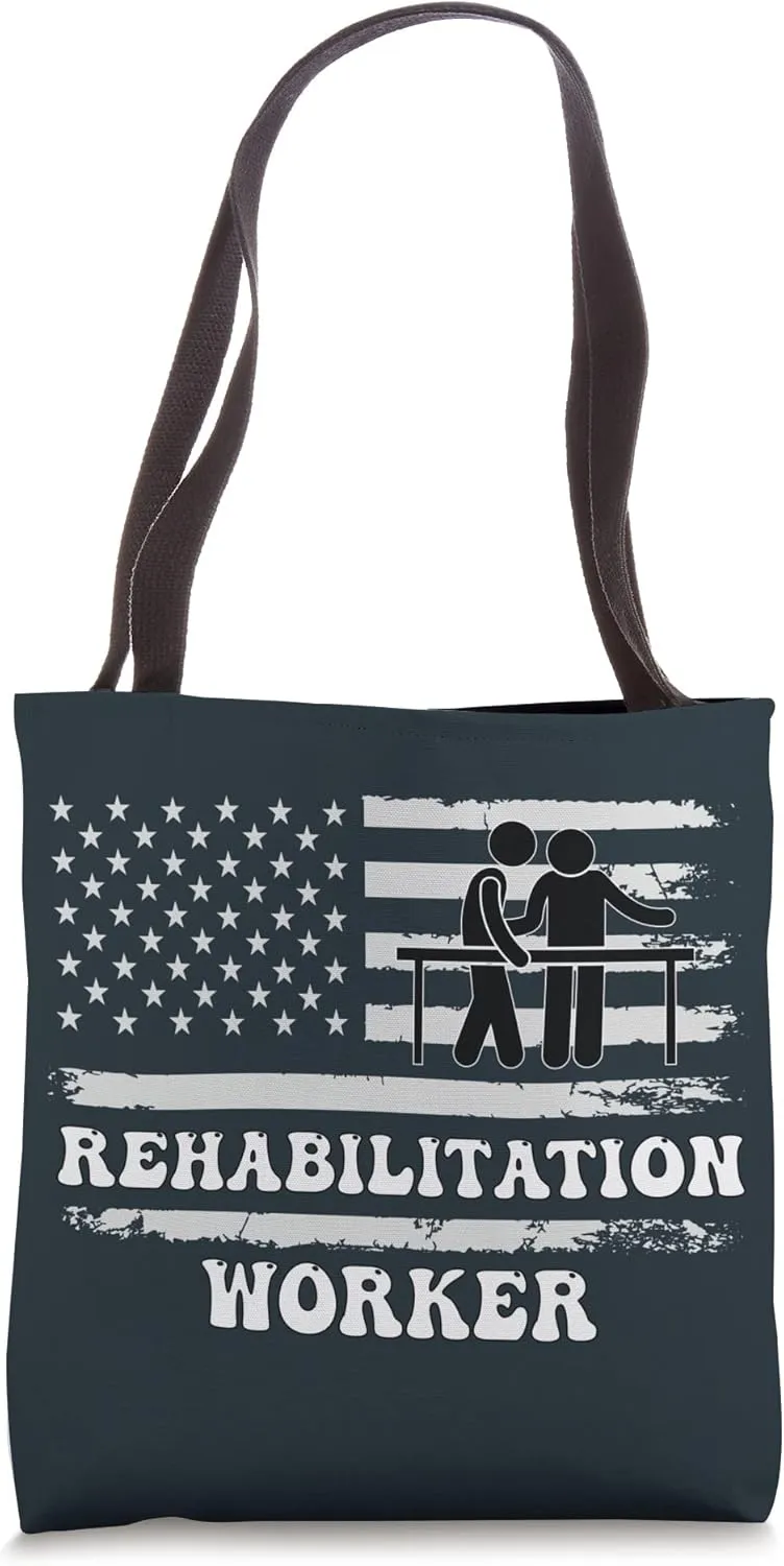 Rehabilitation Worker Physical Medicine Rehabilitation Tote Bag