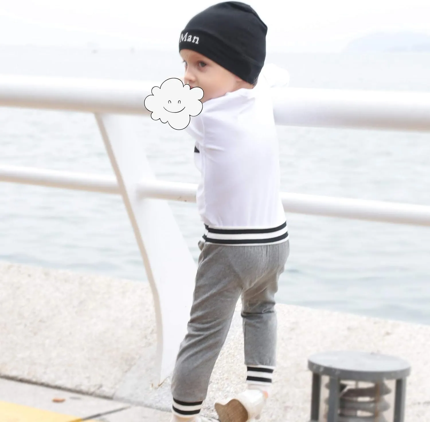 Renotemy Newborn Infant Baby Boy Clothes Outfits New to The Crew Outfits Long Pants Toddler Baby Boy Clothes Set