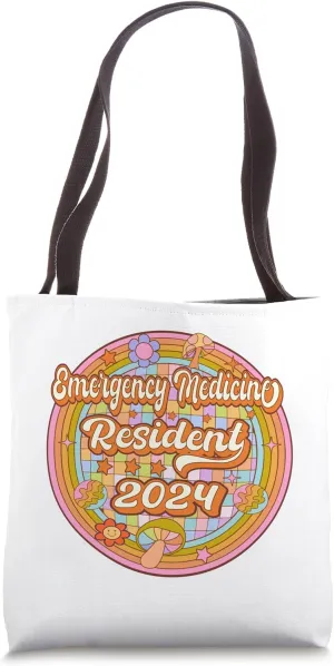 Retro Match Day 2024 Emergency Medicine ER Doctor Residency Tote Bag