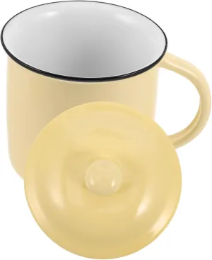 Retro Style Coffee Cup Porcelain Multi-use for Camping Tea Milk Stylish and Functional