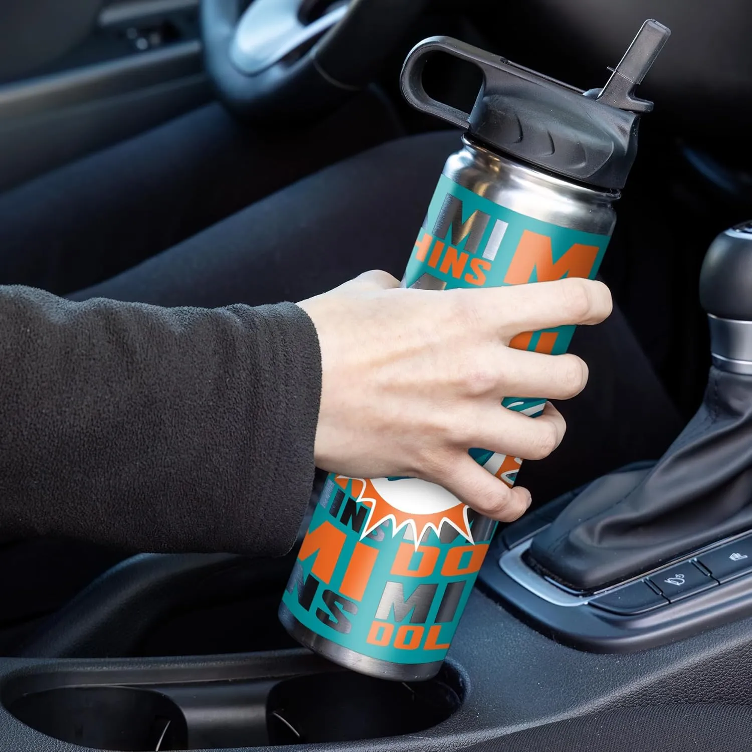Rico Industries NFL Football Stainless Steel Tumbler with Lid - Great For Coffee, Tea, Water or Cocktails