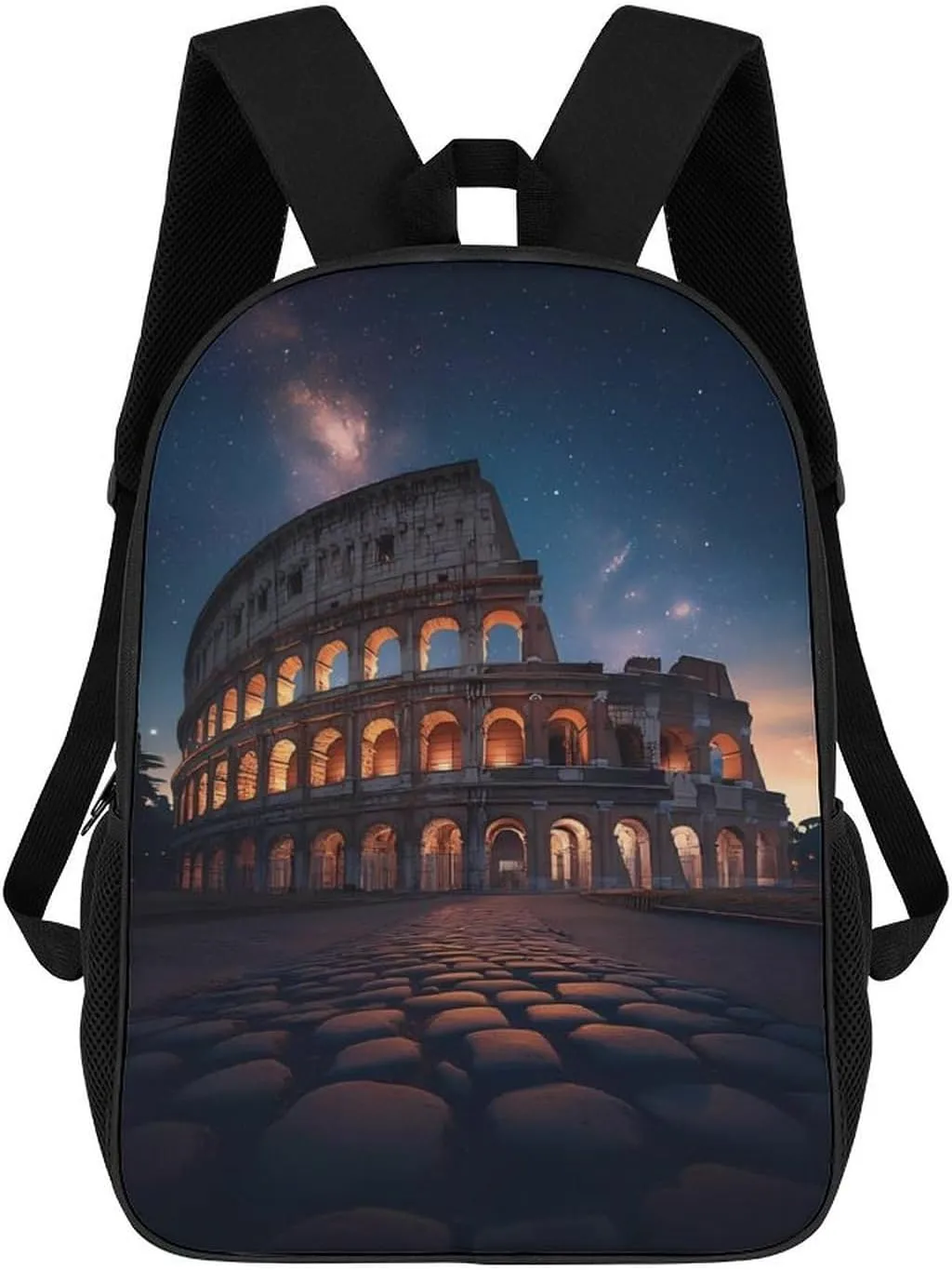 ROMAN COLOSSEUMES Prints Laptop Backpack for Men Women 17 Inch Shoulder Bag Travel Daypack
