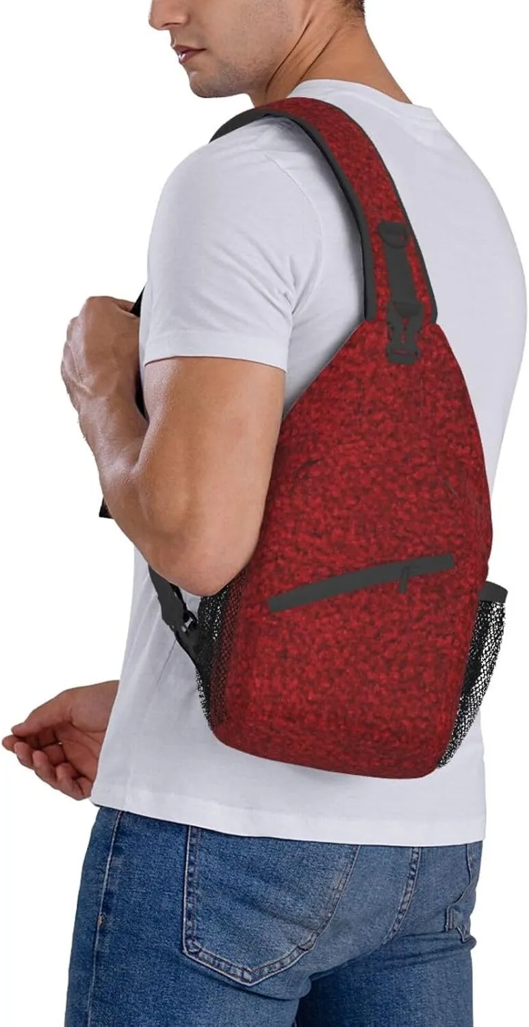 Rose Represents Love Cross Chest Bag Diagonally Travel Backpack, Light Travel, Hiking Single Shoulder Bag