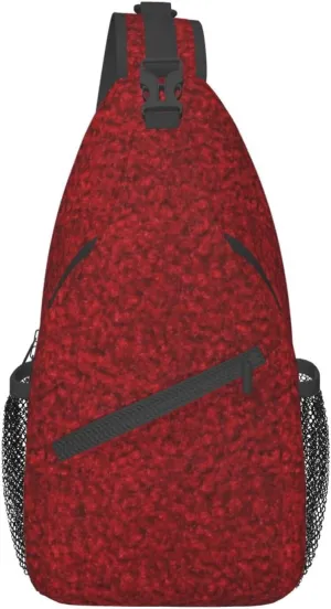 Rose Represents Love Cross Chest Bag Diagonally Travel Backpack, Light Travel, Hiking Single Shoulder Bag