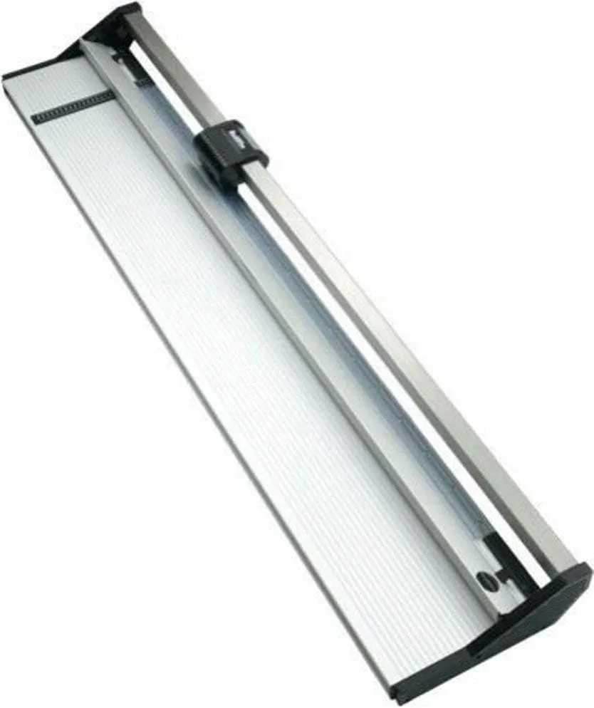 Rotatrim 60300 Technical Series 26-inch (650 mm) Rotary Trimmer; 1/2" Stainless Steel Guide Rail; No Head Swivel; All-Metal Construction; Up to 4mm Maximum Cut Depth