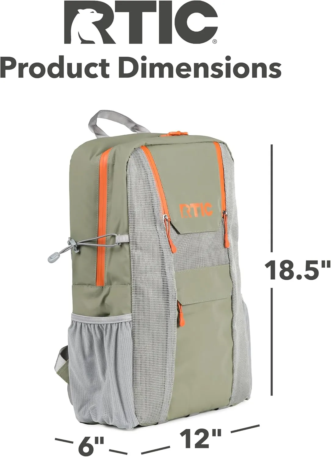 RTIC Chillout 24 Can Backpack Cooler Insulated Portable Soft Cooler Bag for Lunch, Beach, Drink, Beverage, Travel, Camping, Picnic, Car, Hiking
