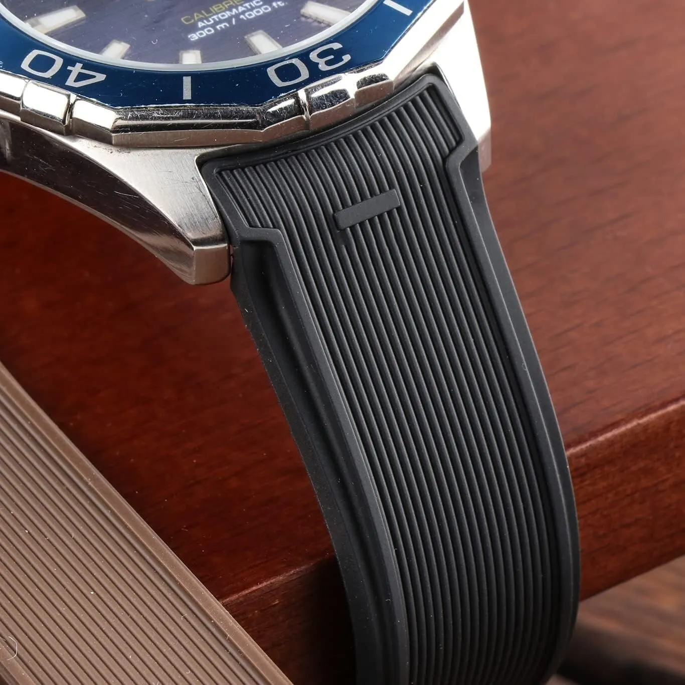 Rubber Watch Strap For Tag HEuer Diver AQUARACER Series Replacement Watch Accessories WatchBands