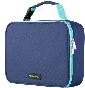 Rynx | Whiskware Insulated Soft Cooler Bag Lunch Box For School, Work And Travel, One Size, Navy Blue
