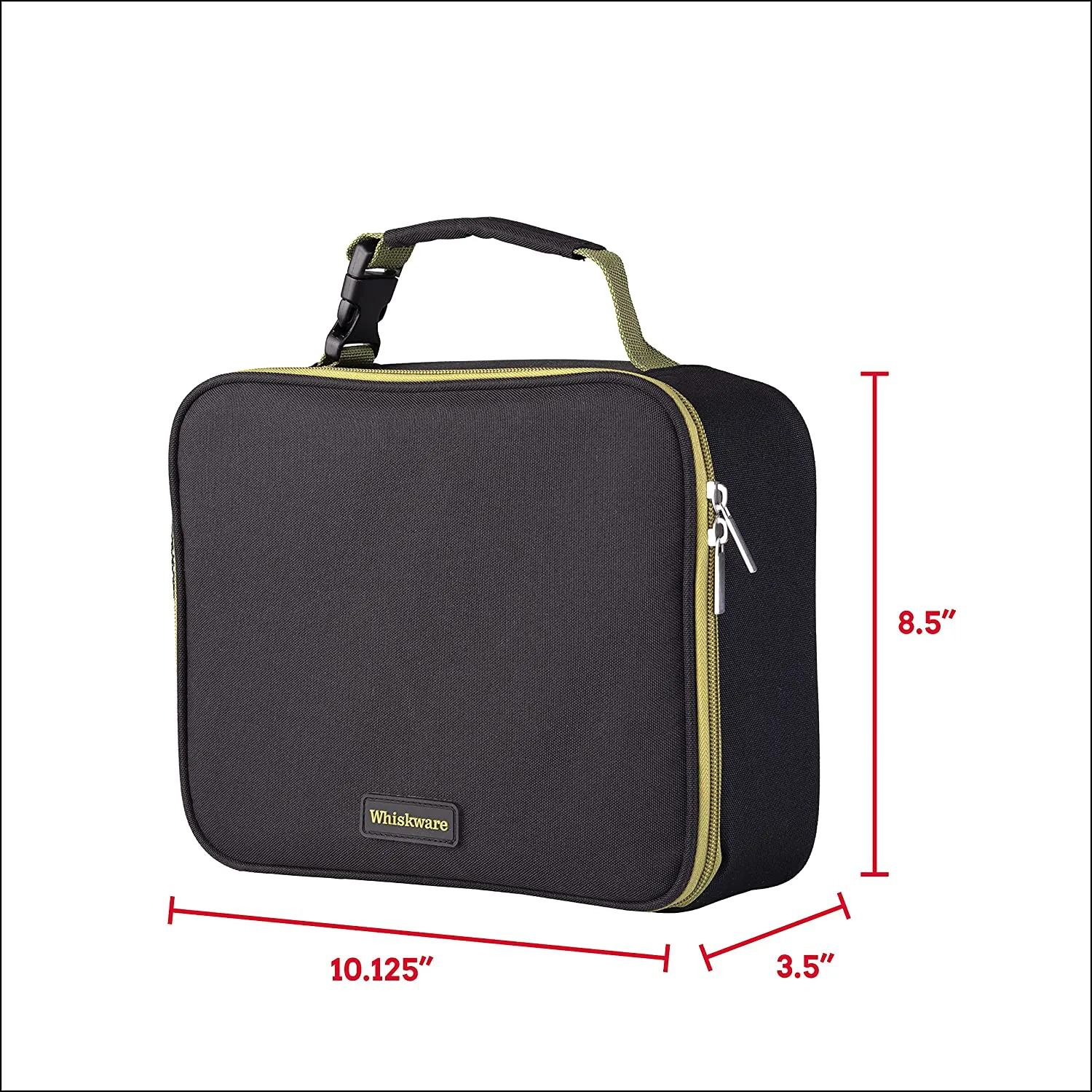 Rynx | Whiskware Insulated Soft Cooler Bag Lunch Box For School, Work And Travel, One Size, Navy Blue