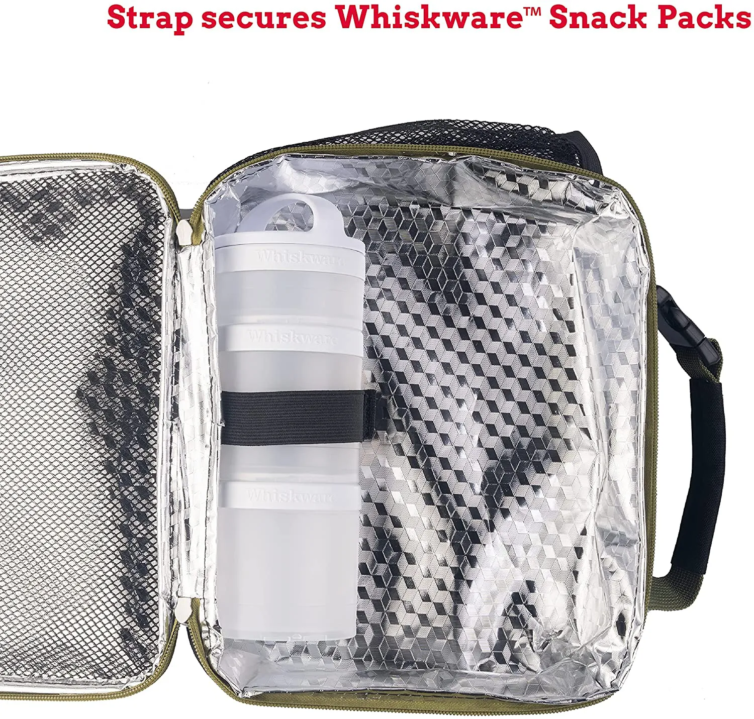 Rynx | Whiskware Insulated Soft Cooler Bag Lunch Box For School, Work And Travel, One Size, Navy Blue