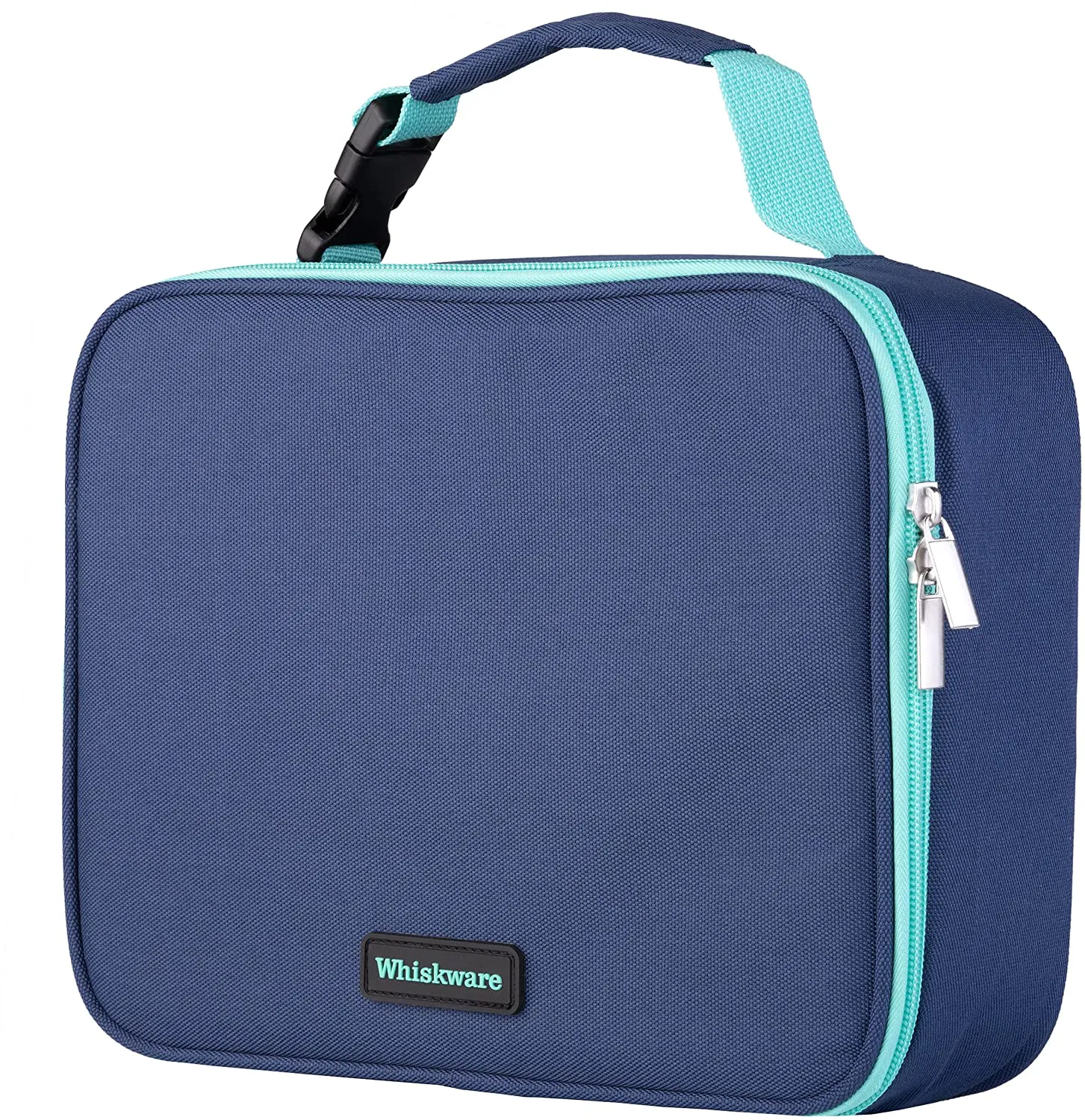Rynx | Whiskware Insulated Soft Cooler Bag Lunch Box For School, Work And Travel, One Size, Navy Blue