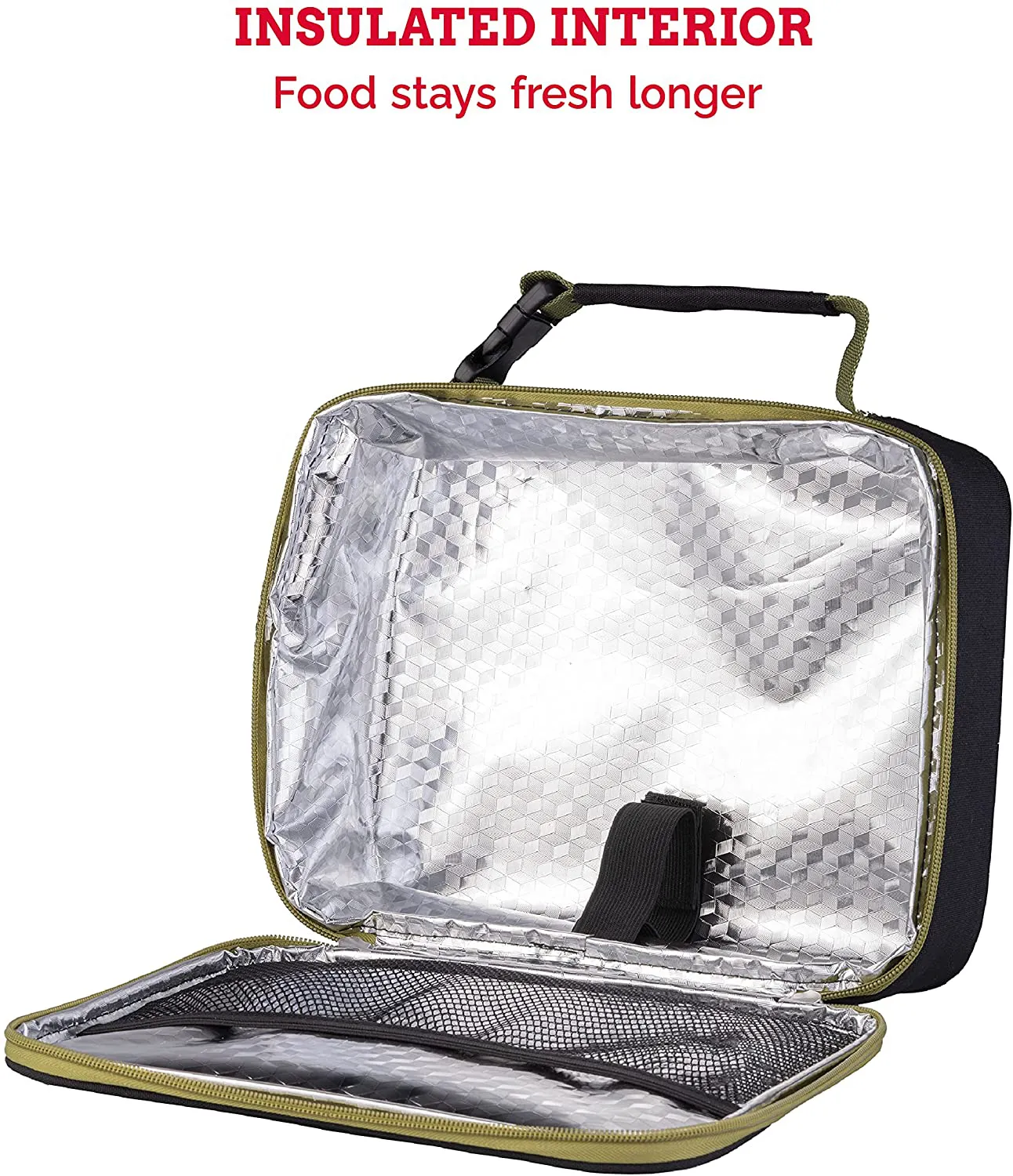 Rynx | Whiskware Insulated Soft Cooler Bag Lunch Box For School, Work And Travel, One Size, Navy Blue