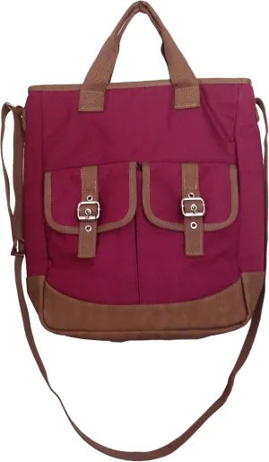 Sachi Crossbody North/South Leakproof Insulated Bag (Burgundy)