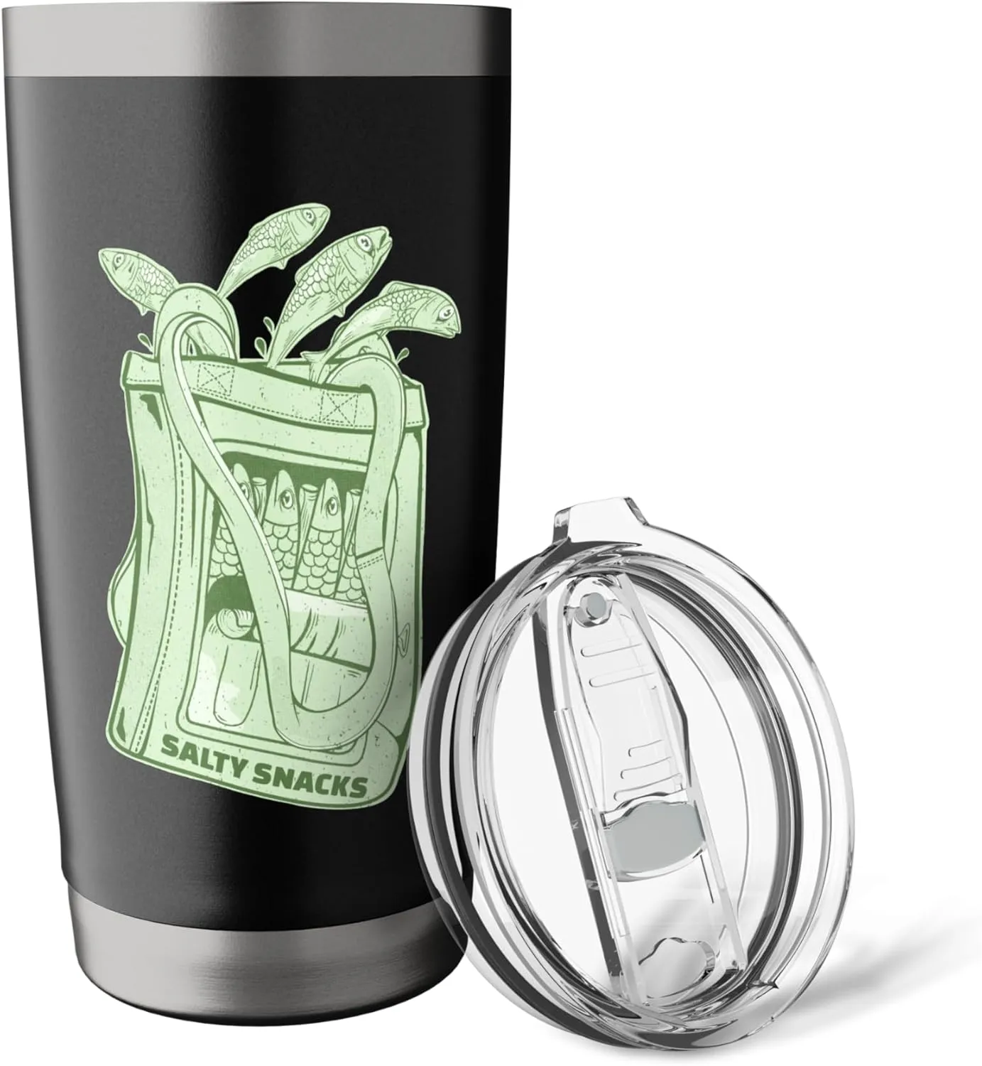 Salty Snacks food Bag of Sardines Stainless Steel Insulated Tumbler