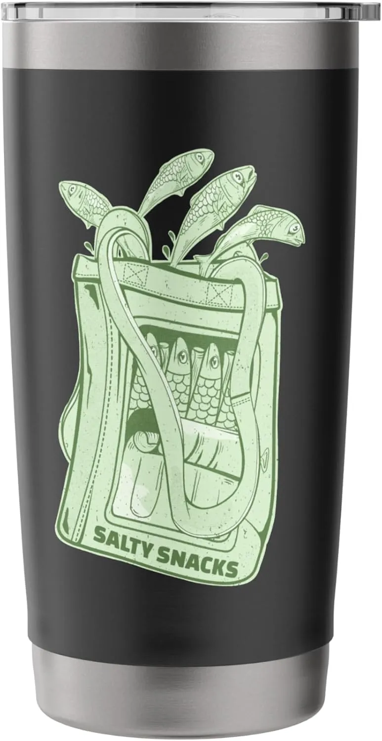 Salty Snacks food Bag of Sardines Stainless Steel Insulated Tumbler