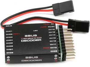SBUS to PWM/PPM Decoders 16 Channel Converter Receiver Signal Decoders Transmitters for Futaba Orange Frsky SBUS