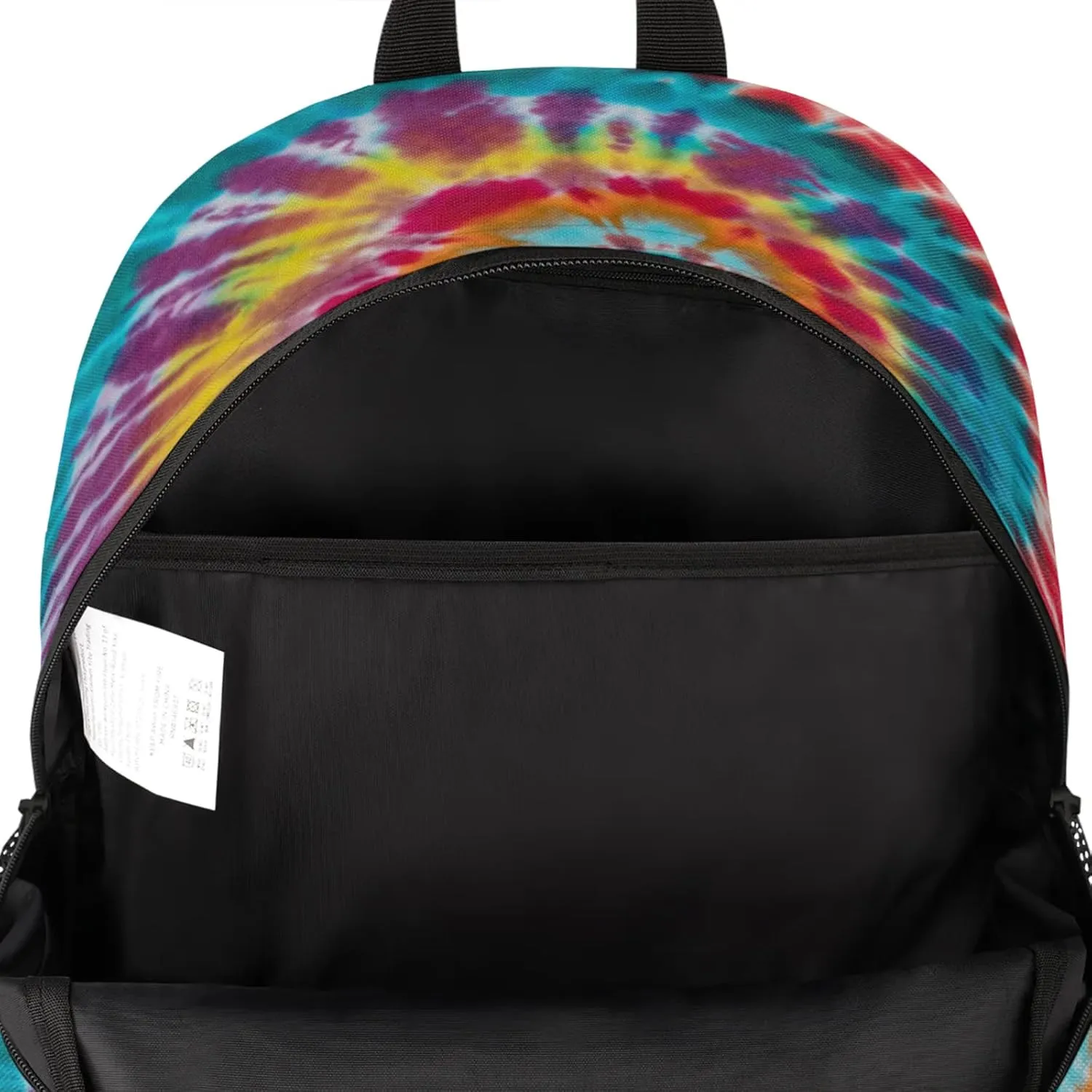 School Backpack for Men Women, Laptop Backpack Bookbag for Kids Students College Business Travel with Chest Strap 16.7 Inch(Tie Dye)