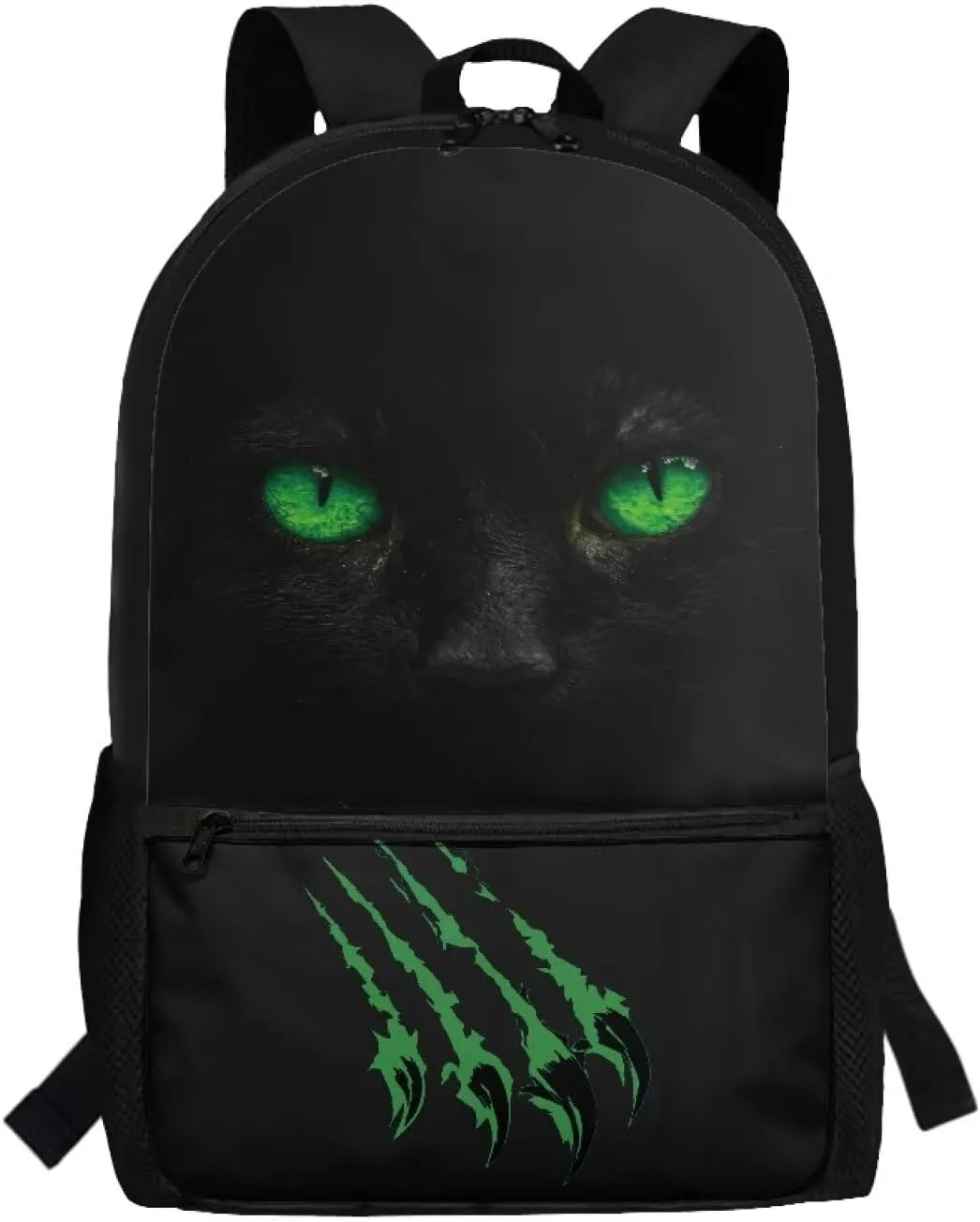 School Shoulderbag for Teens Classic Backpack Black Panther Durable and Lightweight 1 Main Compartment with Double Zipper Can Put 14 Inch Laptop for Working