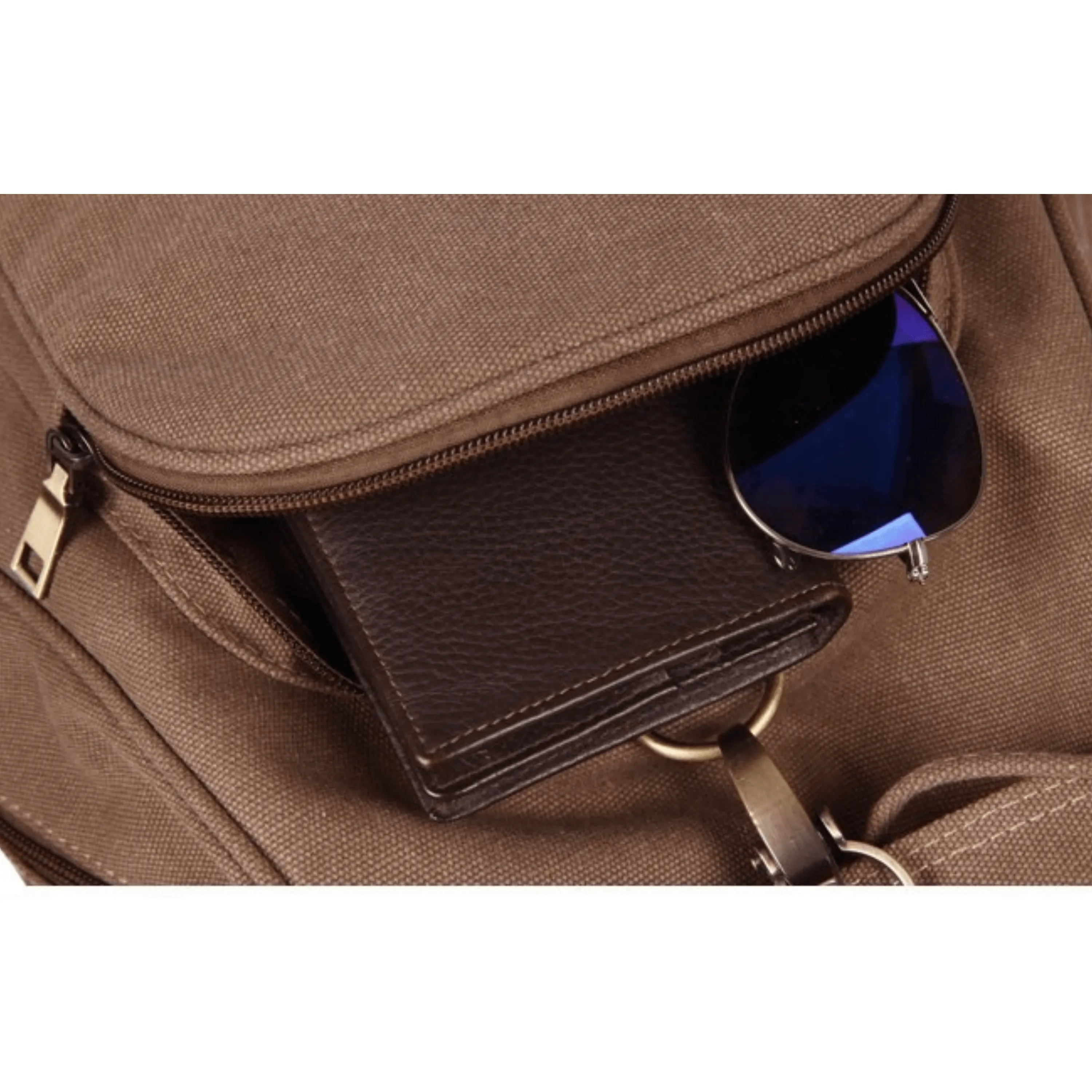 School | Work | Gym Canvas Backpack – Lightweight, Durable and Everyday Ready