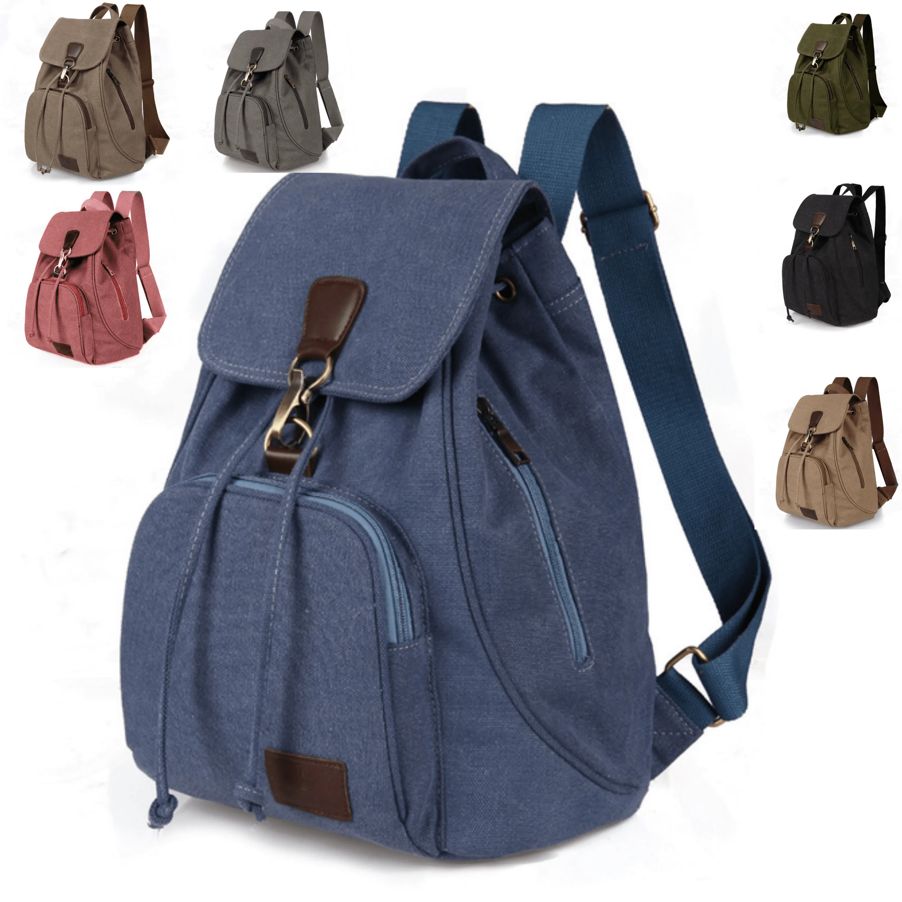 School | Work | Gym Canvas Backpack – Lightweight, Durable and Everyday Ready