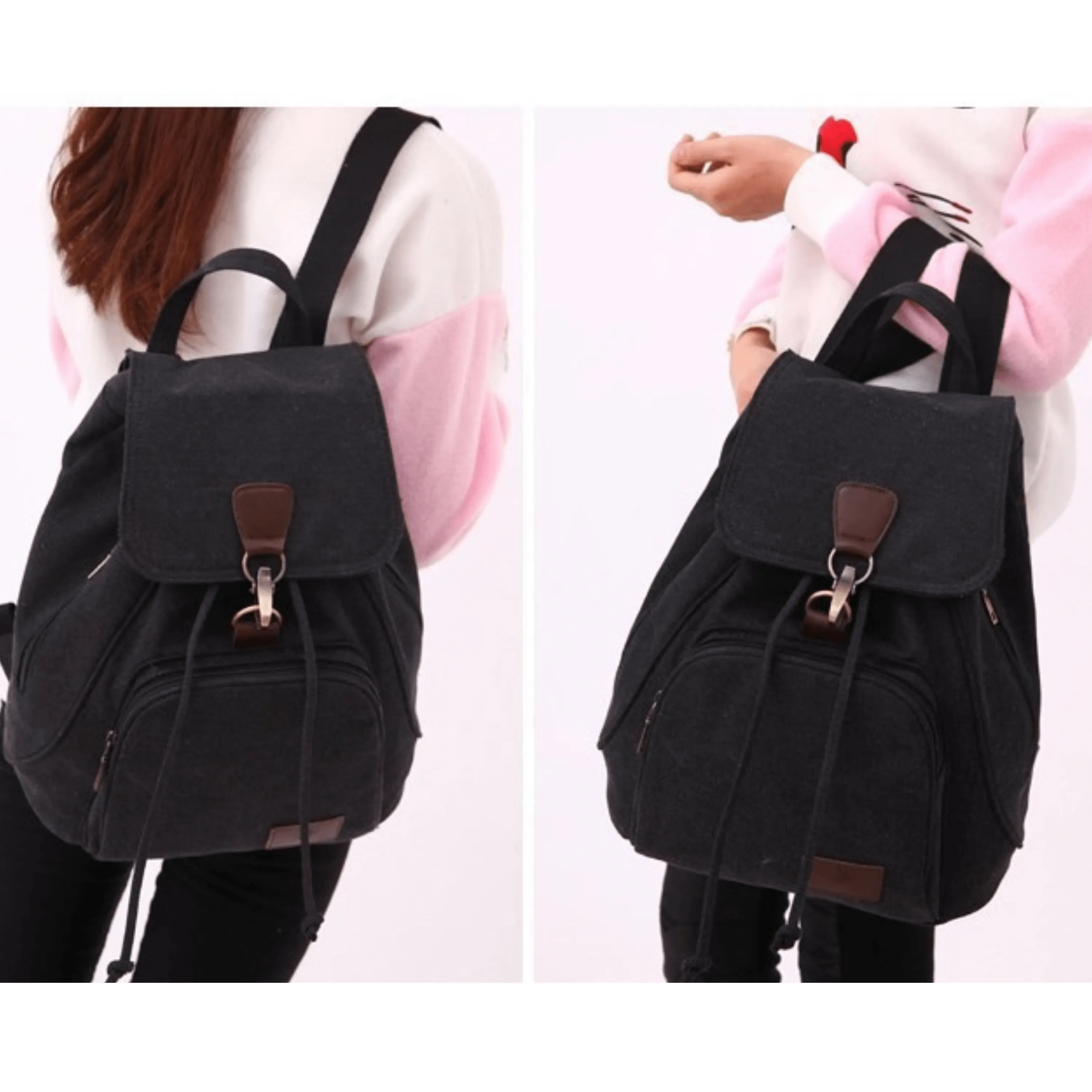 School | Work | Gym Canvas Backpack – Lightweight, Durable and Everyday Ready