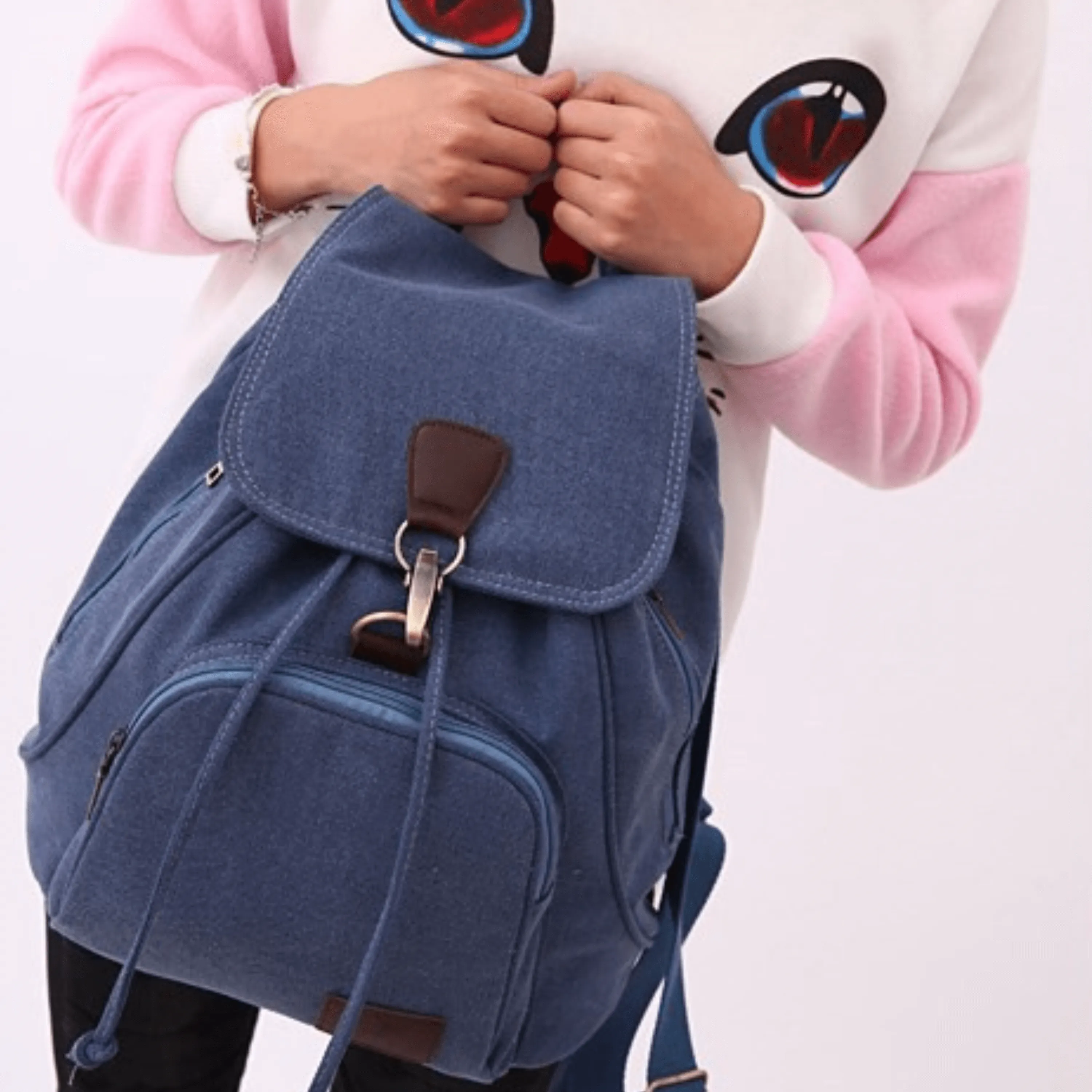School | Work | Gym Canvas Backpack – Lightweight, Durable and Everyday Ready
