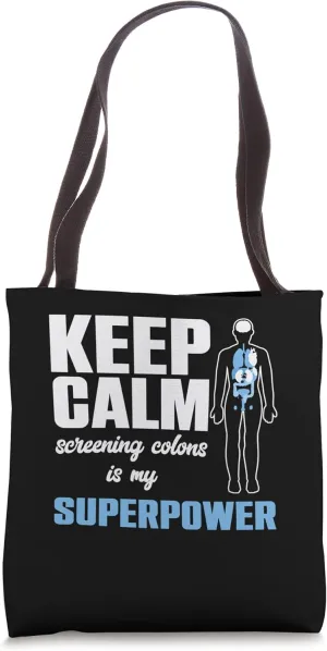 Screening Colon | Gastroenterologist | Gastroenterology Tote Bag