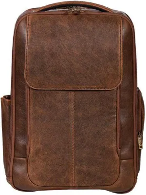 Scully Unisex Leather Front Flap Backpack - 605-10-29