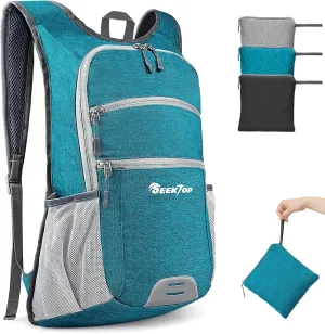 Seektop 20L Hiking Backpack Ultra Lightweight Waterproof Travel Backpack Packable Small Outdoor Bag Foldable Day Pack for Women Men